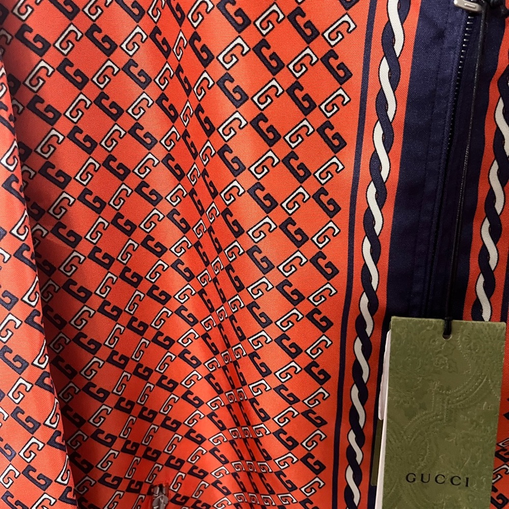 Gucci Orange Patterned Jacket - Picture 13 of 16